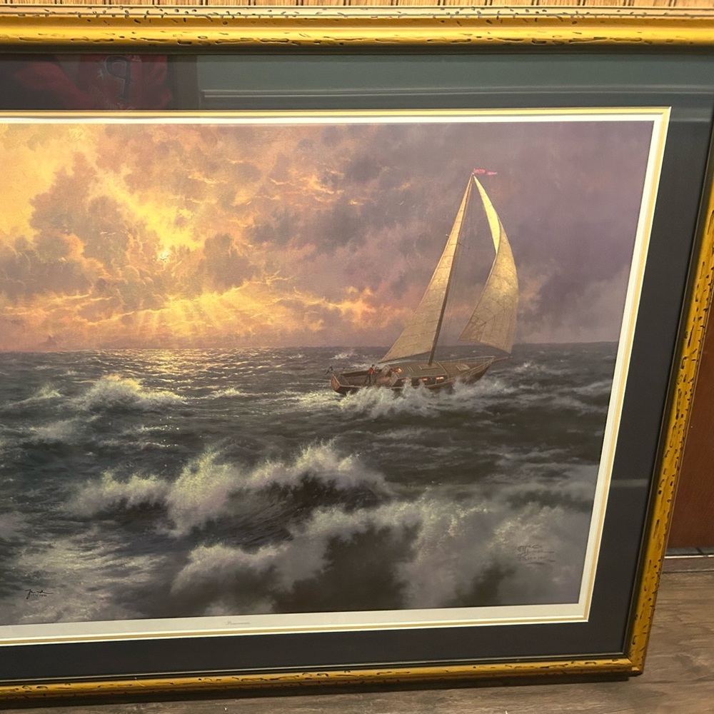 Original Thomas Kinkade “Perseverance,” Painting